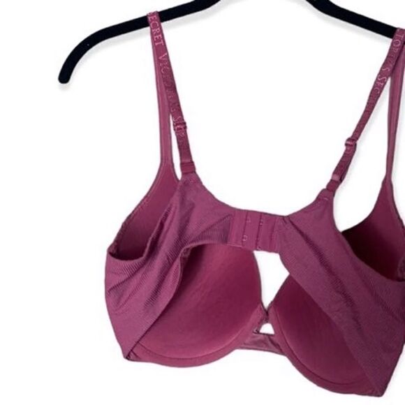 Victoria's Secret SZ 34D purple lace full coverage bra - Picture 2 of 3
